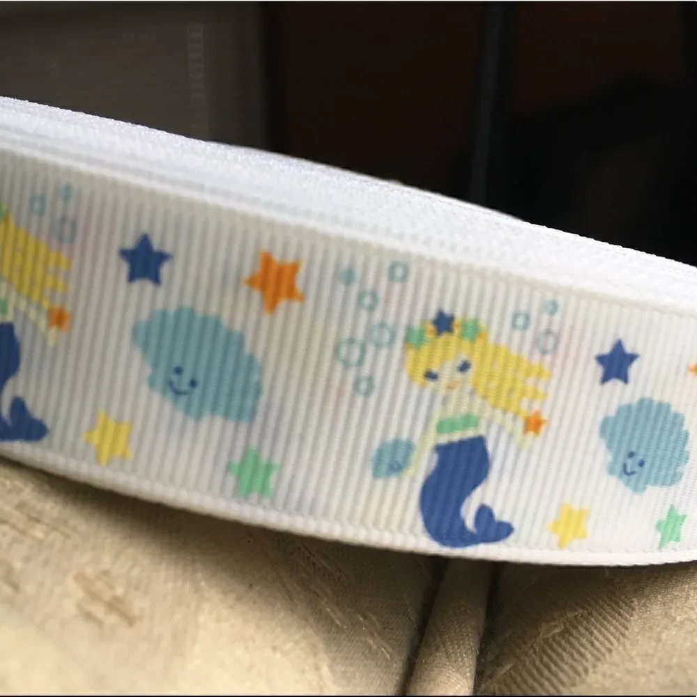 5/$24 grosgrain Ribbon 7/8” NEW 5 yards mermaid